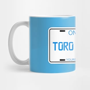 Toronto car license plate Mug